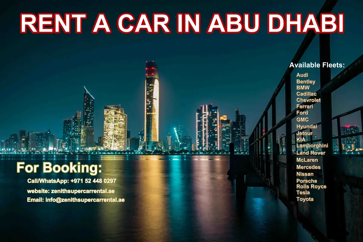 Luxury Car Rental in Abu Dhabi