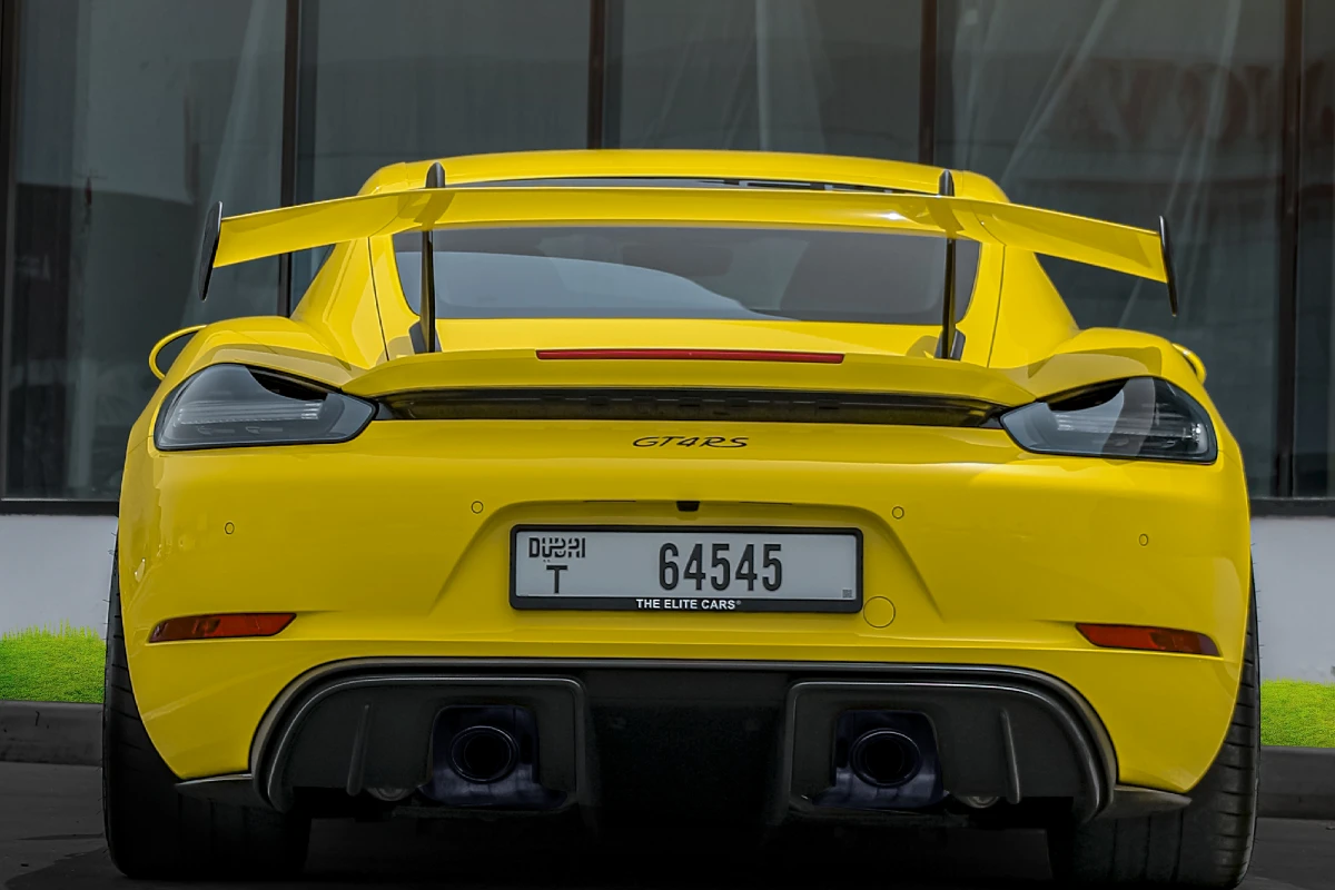 Porsche 718 Cayman GT4 RS Car Rental in Ras Al Khaimah