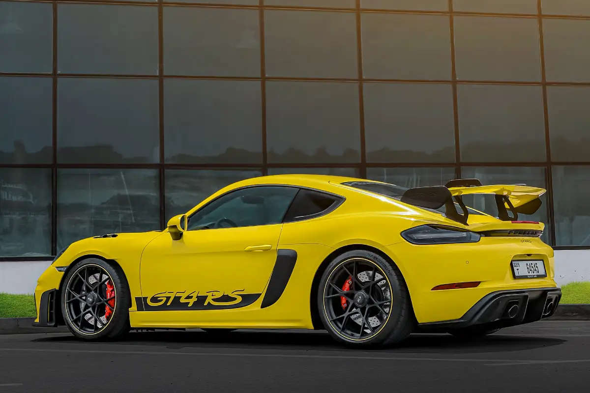 Porsche 718 Cayman GT4 RS Car Rental in Ras Al Khaimah