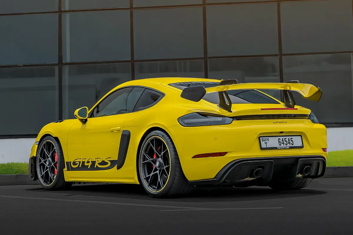 Porsche 718 Cayman GT4 RS Car Rental in Ras Al Khaimah