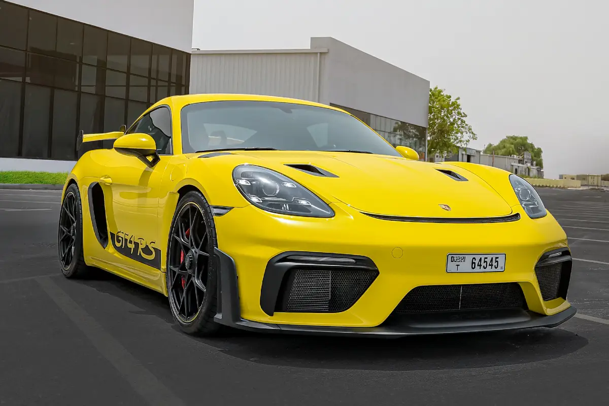 Porsche 718 Cayman GT4 RS Car Rental in Ras Al Khaimah