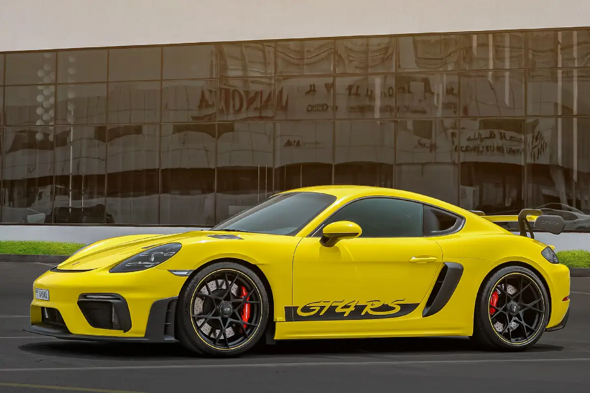 Porsche 718 Cayman GT4 RS Car Rental in Ras Al Khaimah
